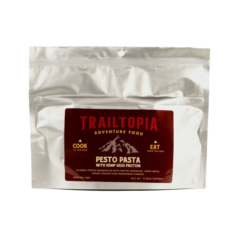 Trailtopia Pesto Pasta w' Hemp Seed Protein Dehydrated Food