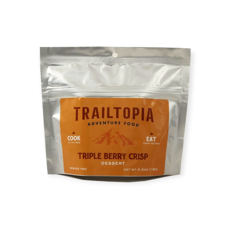 Trailtopia Triple Berry Crisp Dessert