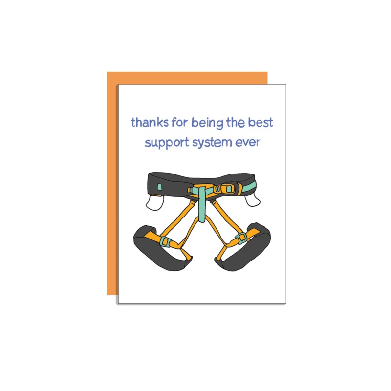 Wild Lettie Best Support Greeting Card