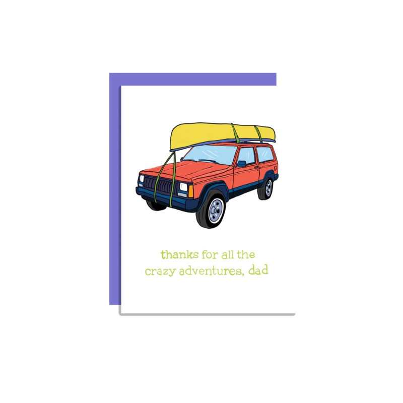 Wild Lettie Crazy Adventures Greeting Card