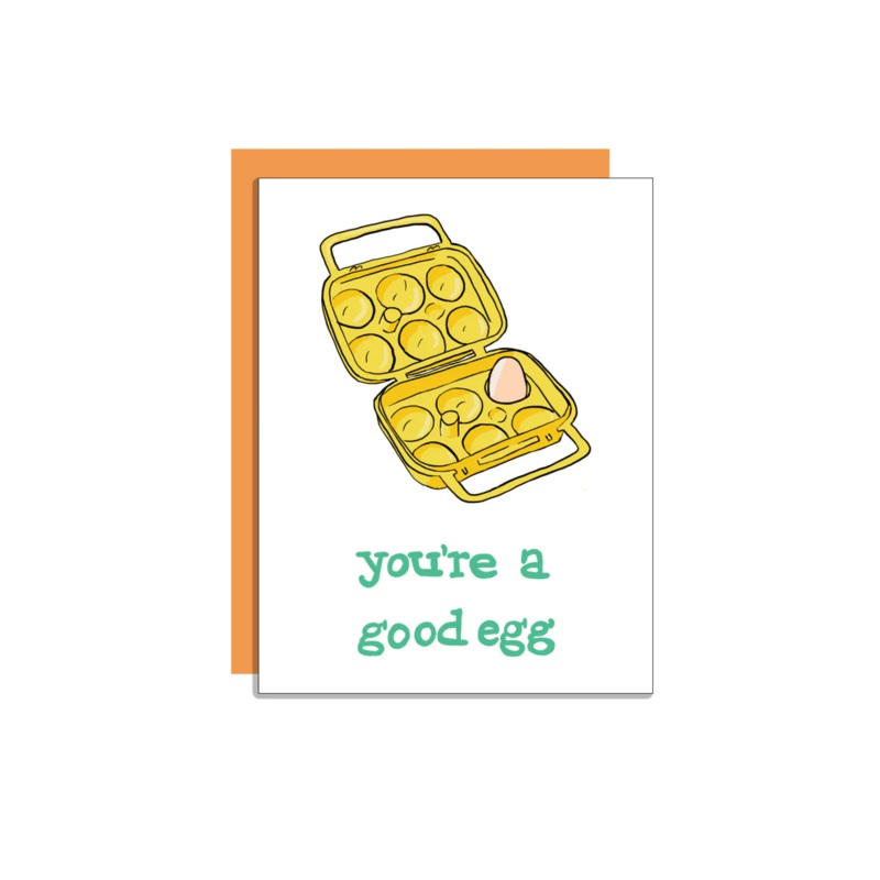 Wild Lettie Good Egg Greeting Card