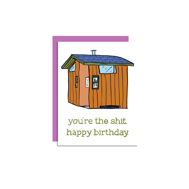 Wild Lettie Good S#!T Greeting Card