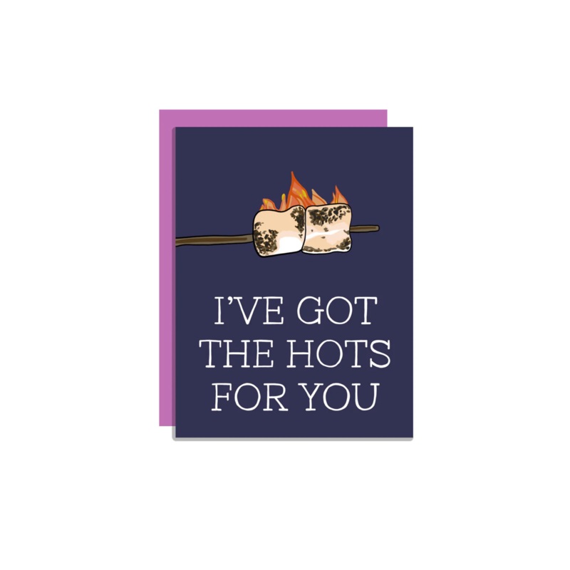 Wild Lettie Hots For You Greeting Card