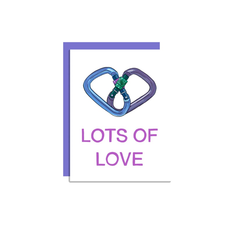 Wild Lettie Lots of Love Greeting Card