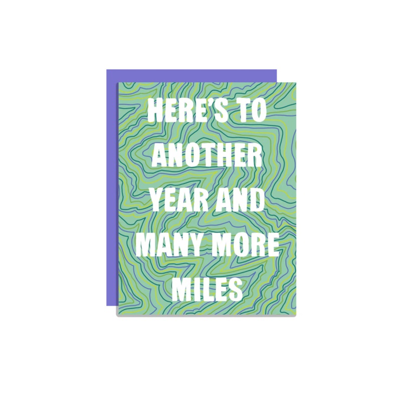 Wild Lettie Many More Miles Greeting Card