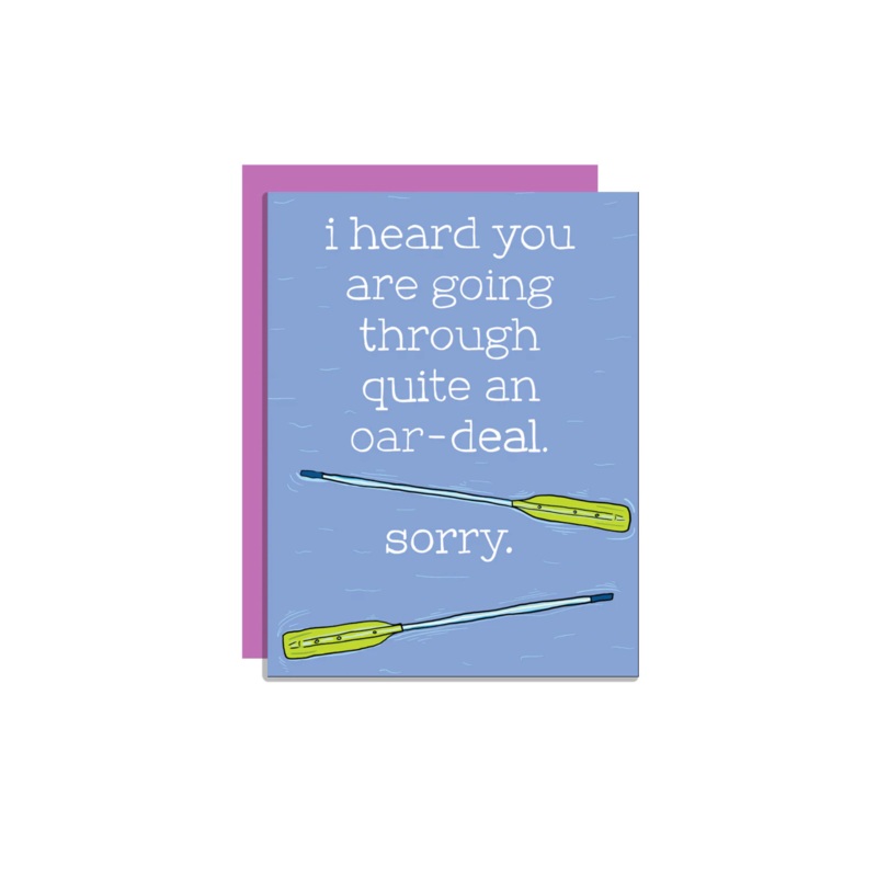 Wild Lettie Oar-Deal Greeting Card