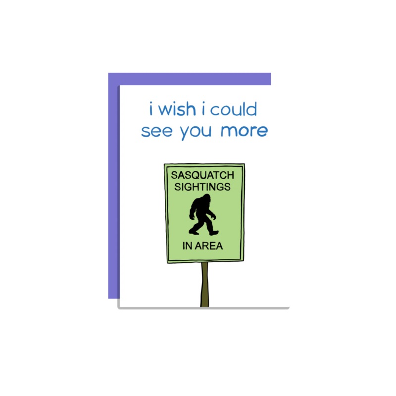 Wild Lettie See You More Greeting Card