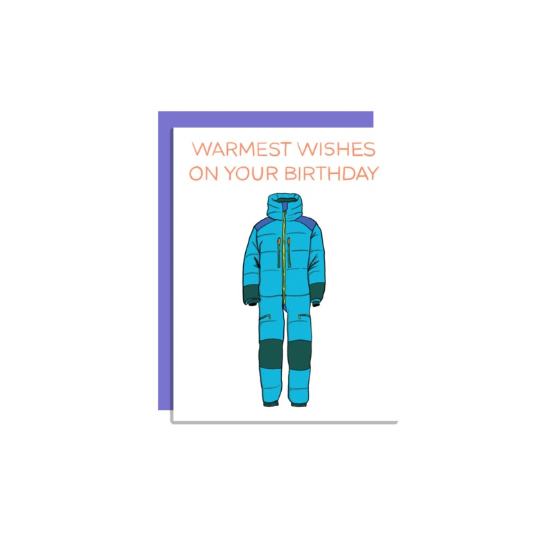 Wild Lettie Warmest Wishes Greeting Card