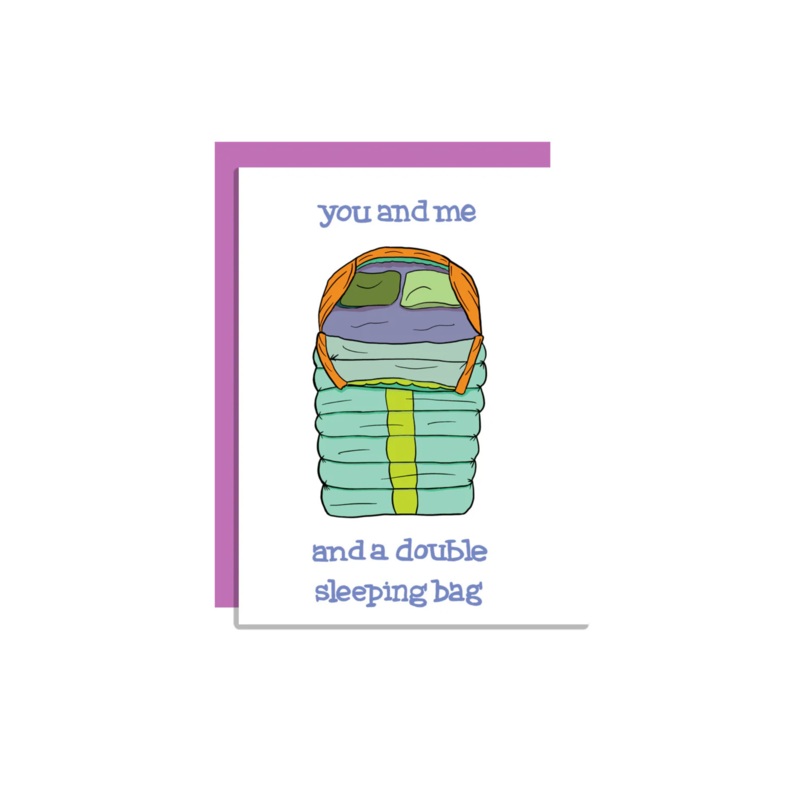 Wild Lettie You + Me Greeting Card