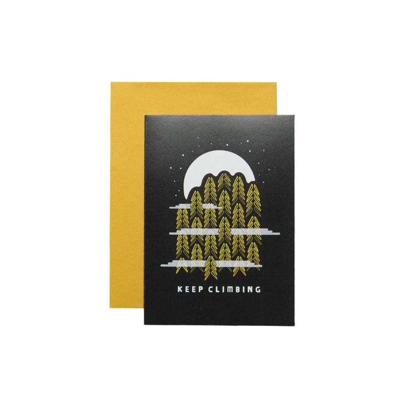 Woosah Outfitters Keep Climbing Greeting Card