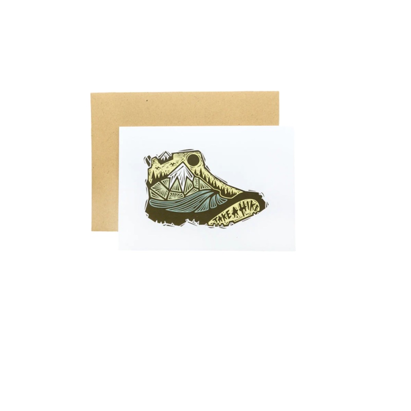 Woosah Outfitters Take A Hike Greeting Card