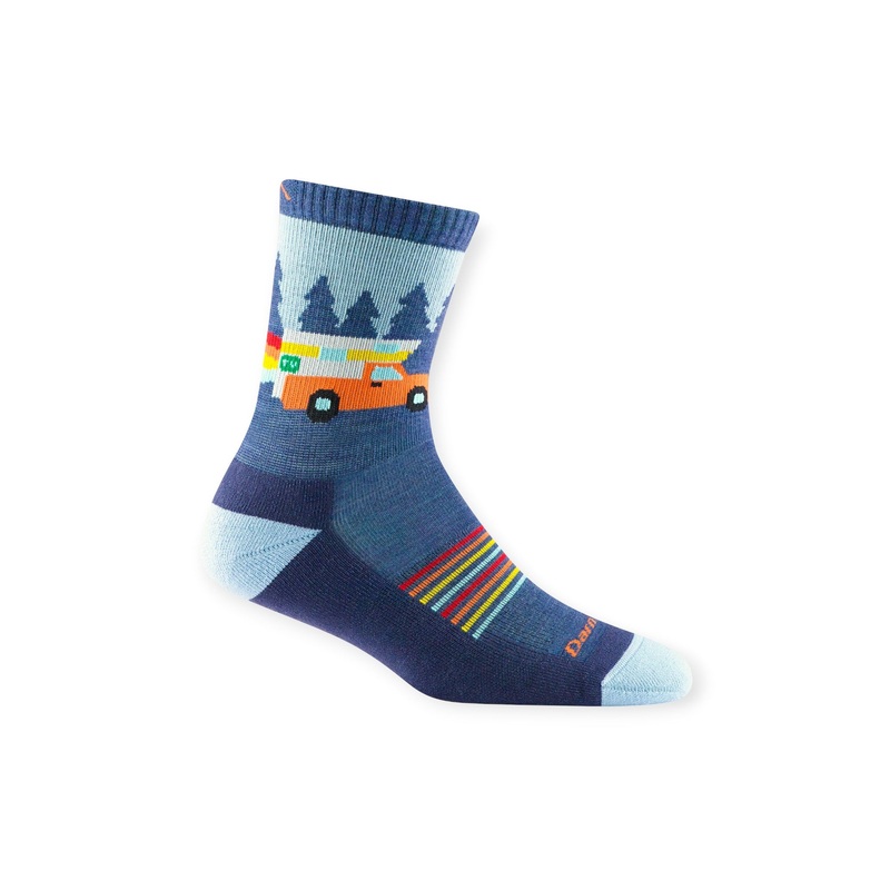 Darn Tough Kids' Van Wild Micro Crew Lightweight Hiking Socks