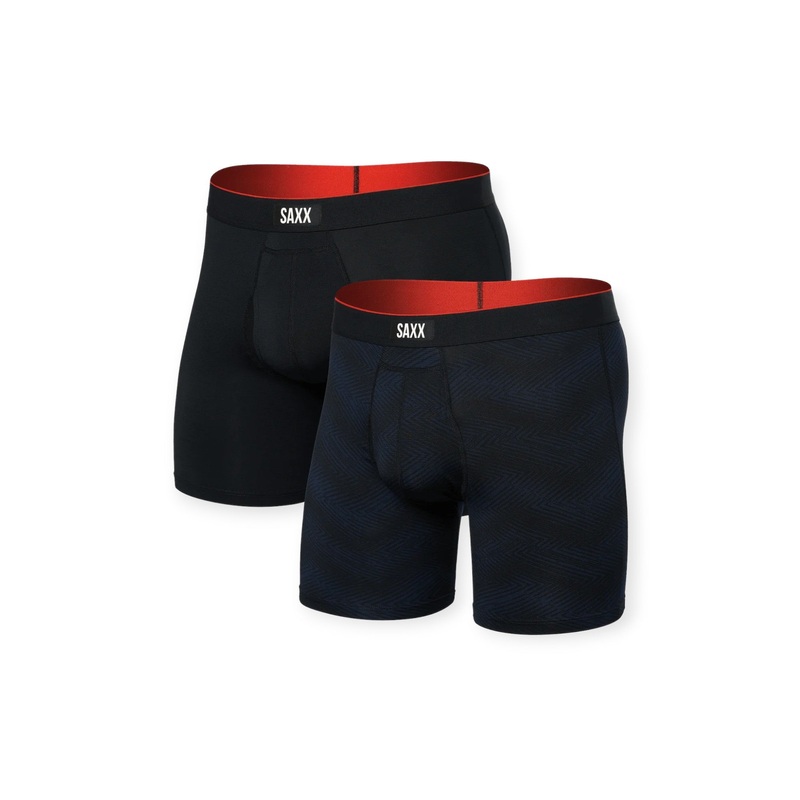 SAXX Multi-Sport Mesh Boxer Briefs - 2 Pack