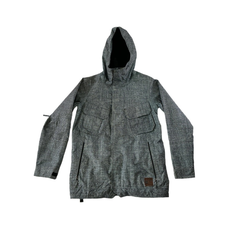 Analog Men's AG Academy Ski Jacket Grey Small USED