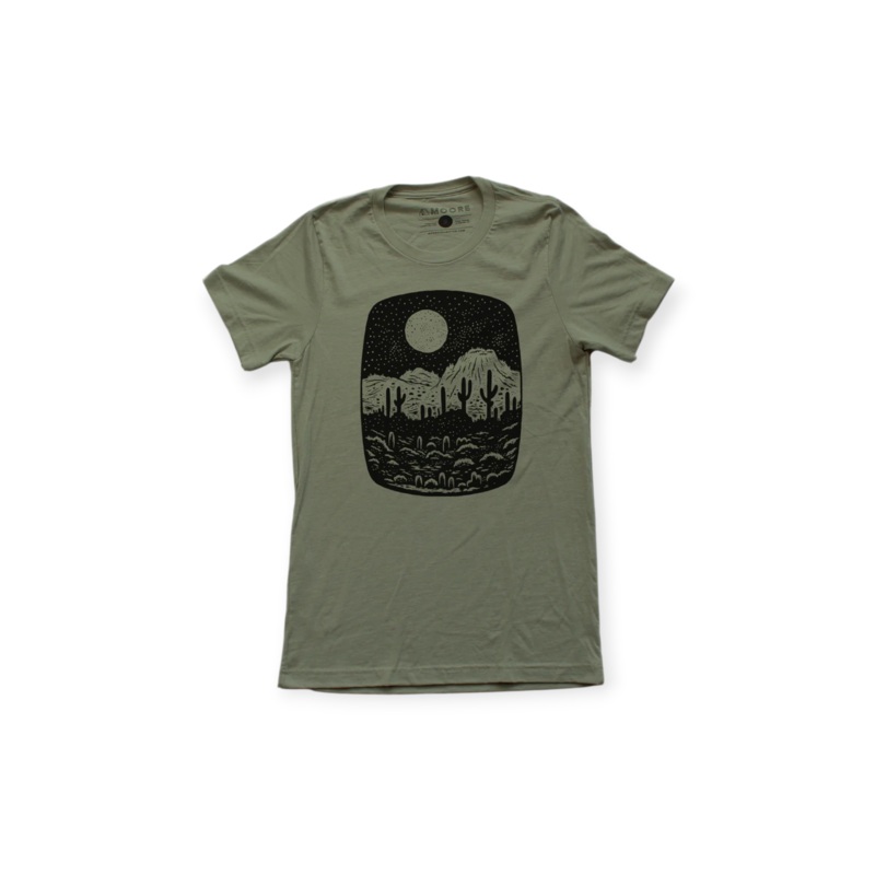 Moore Collection Olive Tri-Blend - Night Butte Tee