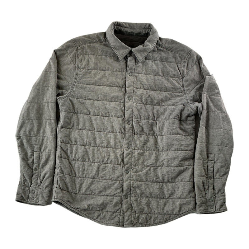 North Face Men's Shacket Shirt Grey Large USED