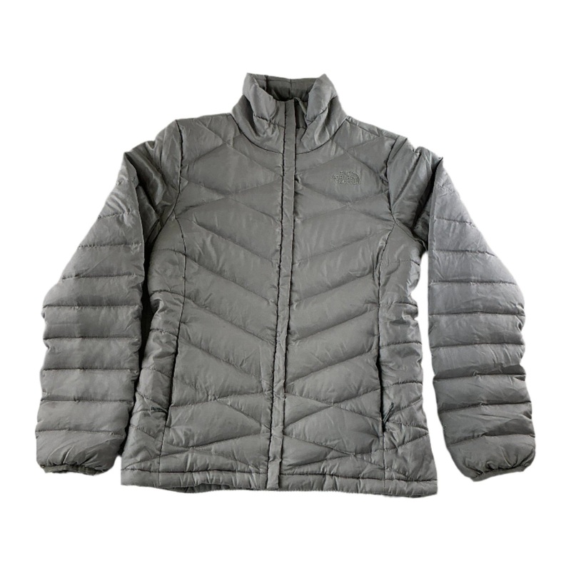 North Face Women's Down Hybrid Puffy Jacket Grey S USED