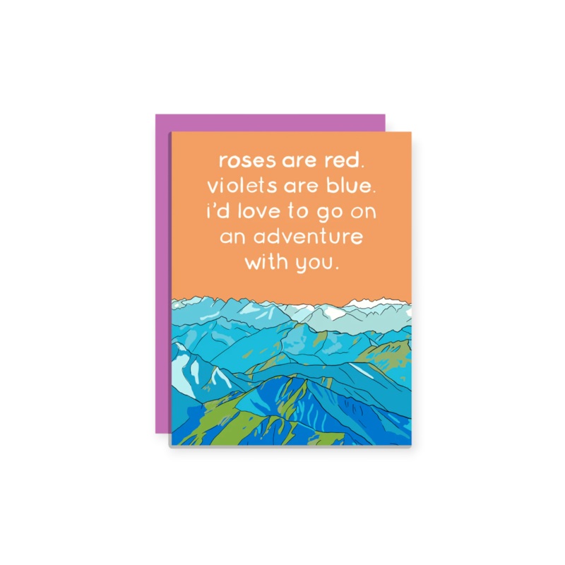 Wild Lettie Adventure With You Greeting Card