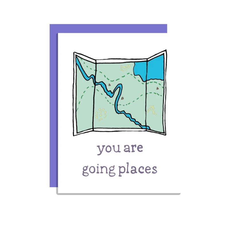 Wild Lettie Going Places Greeting Card