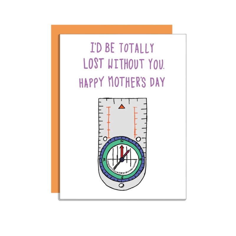 Wild Lettie Lost Without You Greeting Card