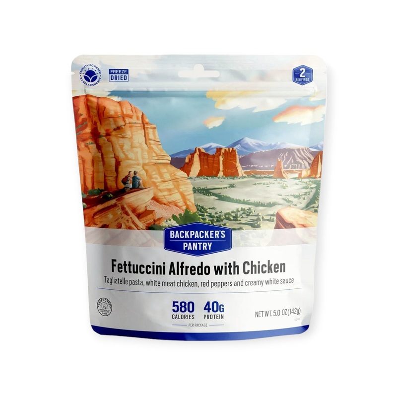 Backpacker's Pantry Fettuccini Alfredo w' Chicken Freeze-Dried Meal