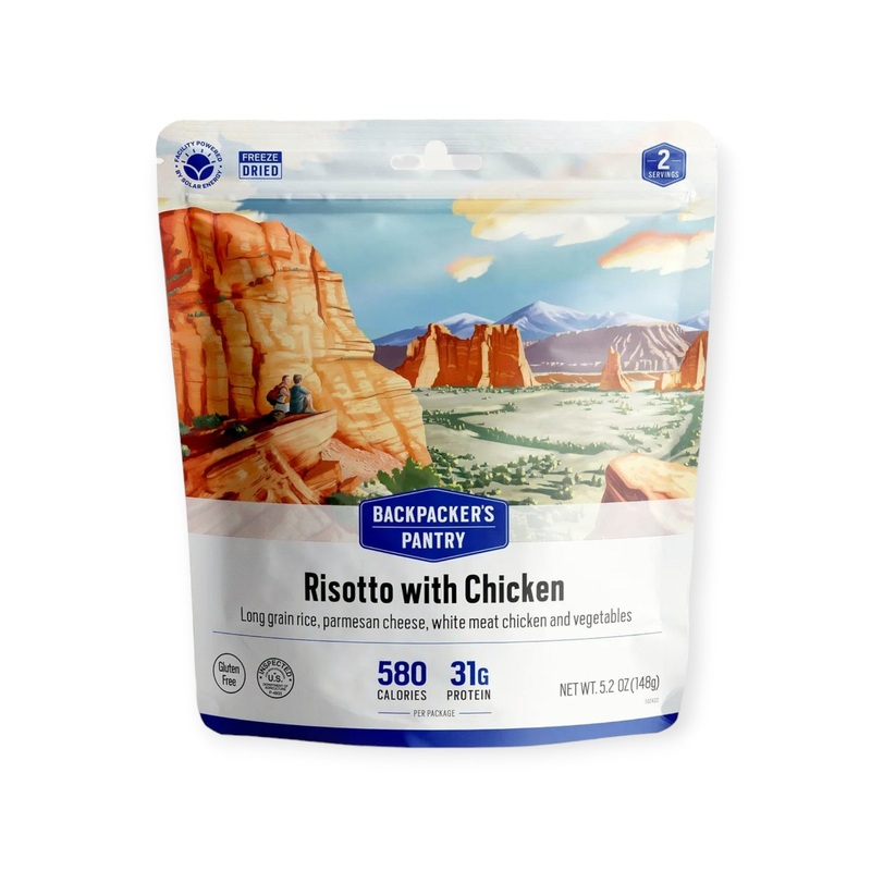 Backpacker's Pantry Risotto with Chicken Freeze-Dried Meal