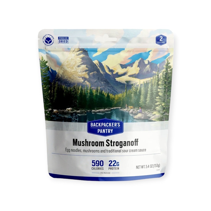 Backpacker's Pantry Vegetarian Mushroom Stroganoff Freeze-Dried Meal