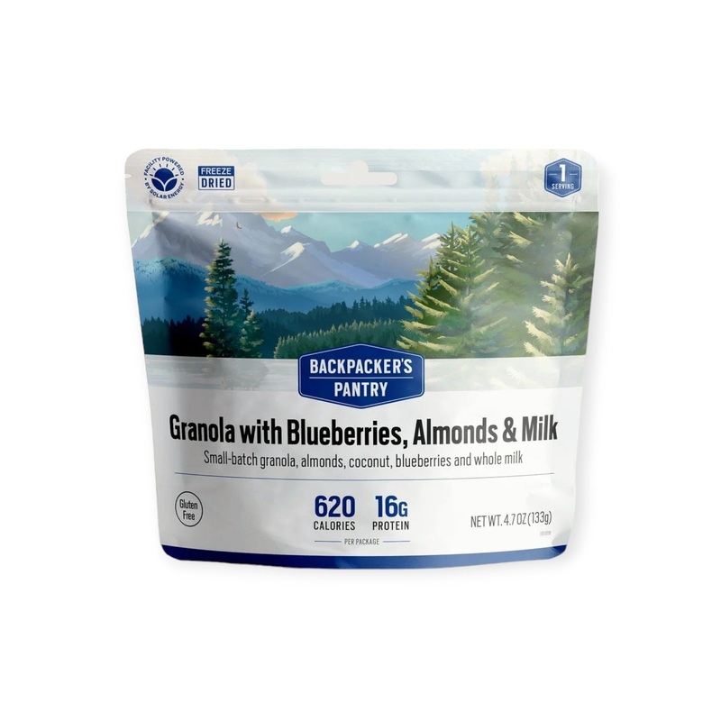 Backpackers Pantry Granola With Blueberries, Almonds & Milk