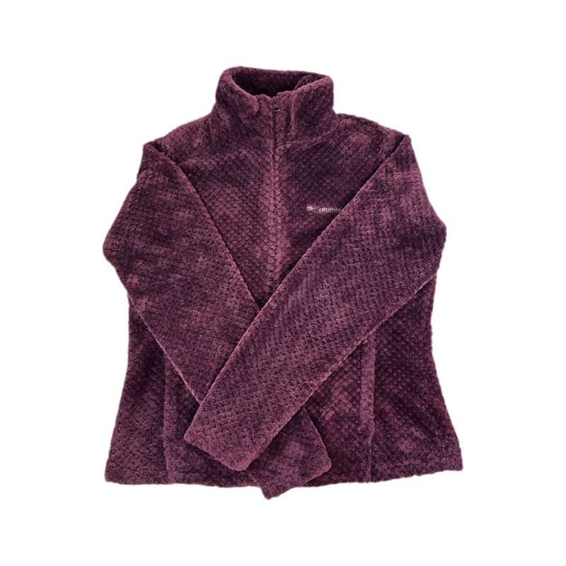 Columbia Women's High Pile Fleece Medium Purple USED