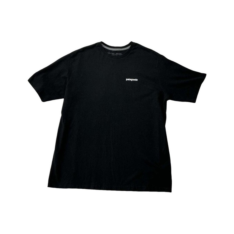 Patagonia Men's Responsibili-Tee Shirt Black XL Regular Fit USED