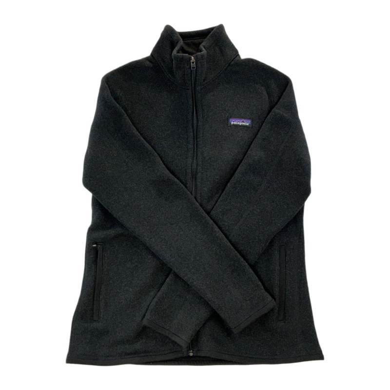 Patagonia Women's Full Zip Better Sweater Fleece Black Medium USED