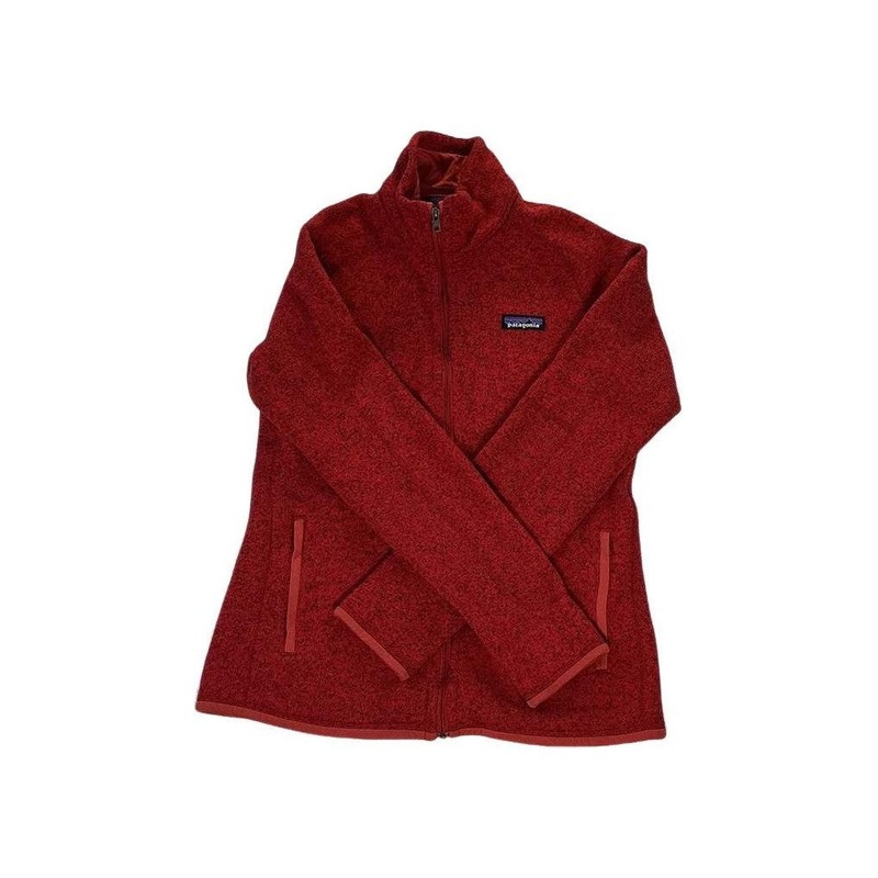 Patagonia Women's Full Zip Better Sweater Fleece Jacket Small Red USED