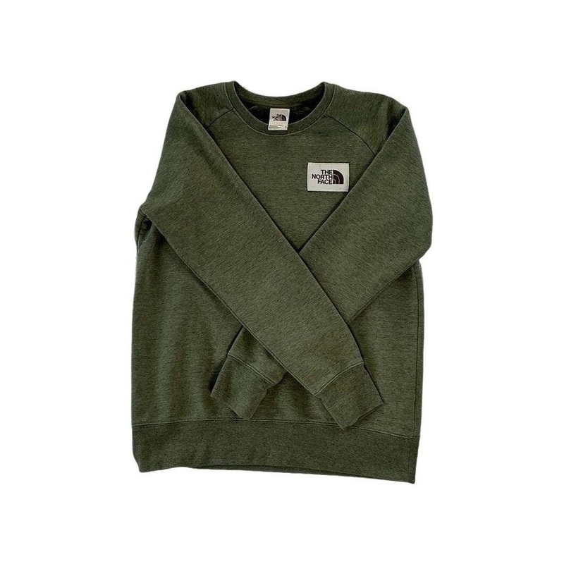 The North Face Women's Heritage Crew Sweatshirt Green Medium USED