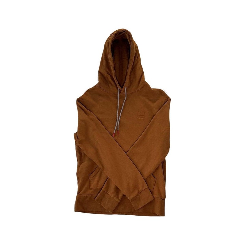Topo Designs Men's Dirt Hoodie Dark Khaki Medium USED