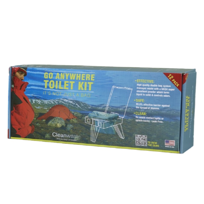Clean Waste Go Anywhere Waste Kit 12 Pack