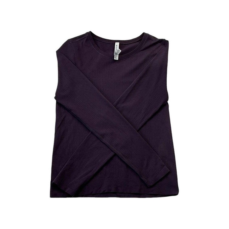 Athleta Women's Active Long Sleeve Shirt Purple Small USED