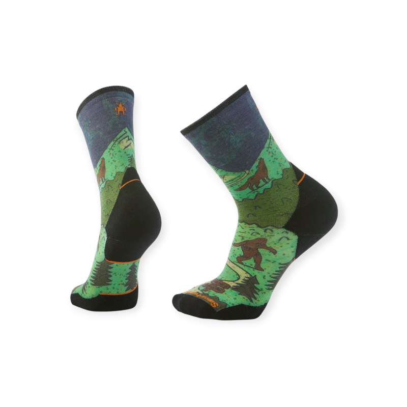 Smartwool Trail Run Targeted Cushion Neature Print Crew Socks