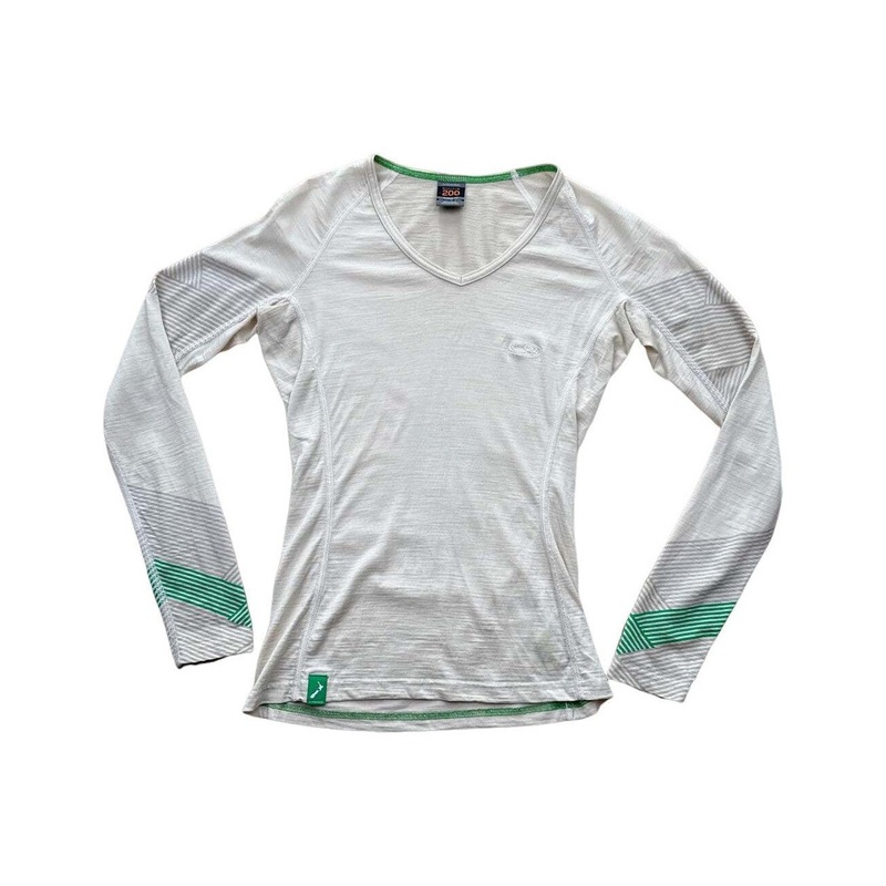 Icebreaker Women's BodyFit+ Merino Top Cream XS USED