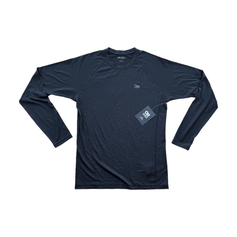 Outdoor Research Men's Alpine Onset Merino 150 Crew Black Medium USED