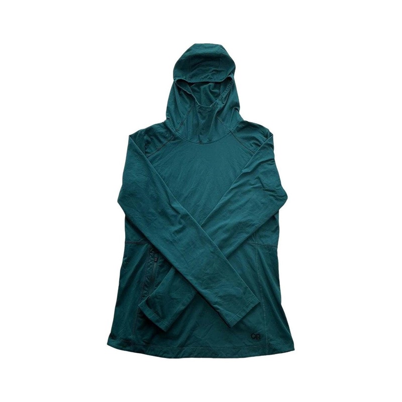Outdoor Research Women's Hooded Baselayer Teal Medium USED