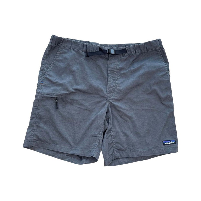 Patagonia Men's Organic Cotton Belted Shorts Grey XL Used