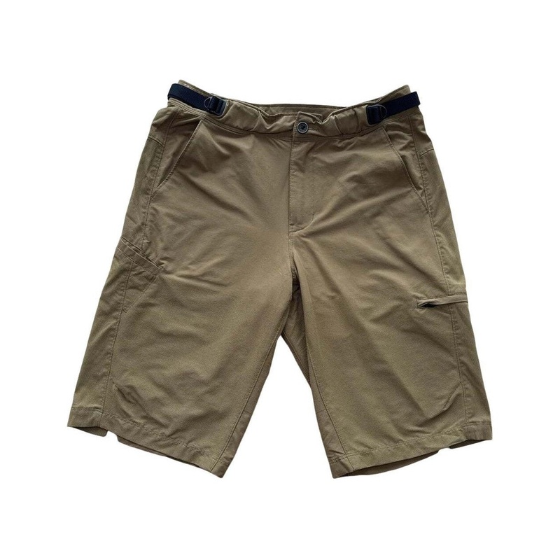 REI Men's Link Shell Bike Shorts Medium Tan Used