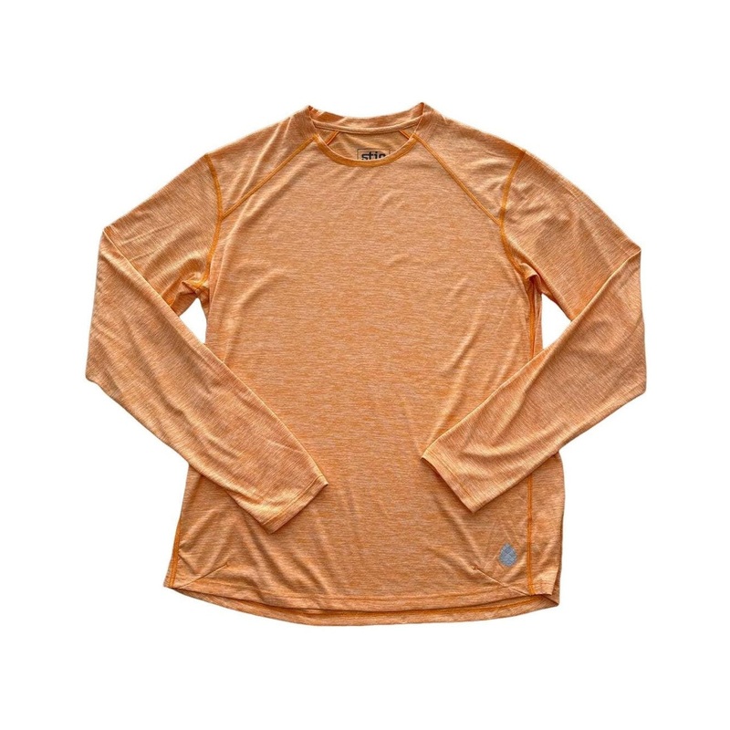 Stio Men's Active Long Sleeve Top Orange Large Used