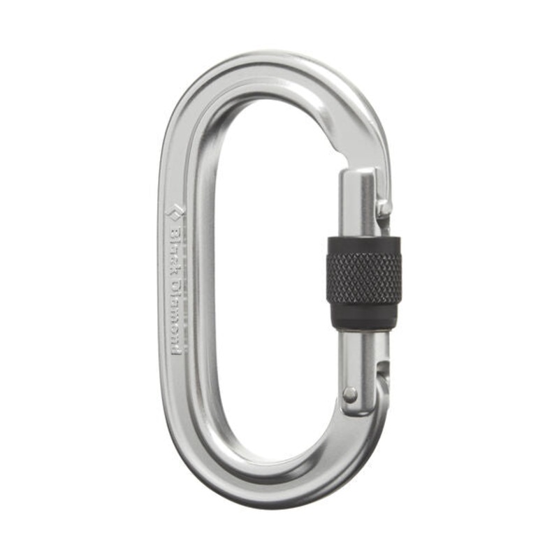 Black Diamond Oval Keylock Screwgate Carabiner