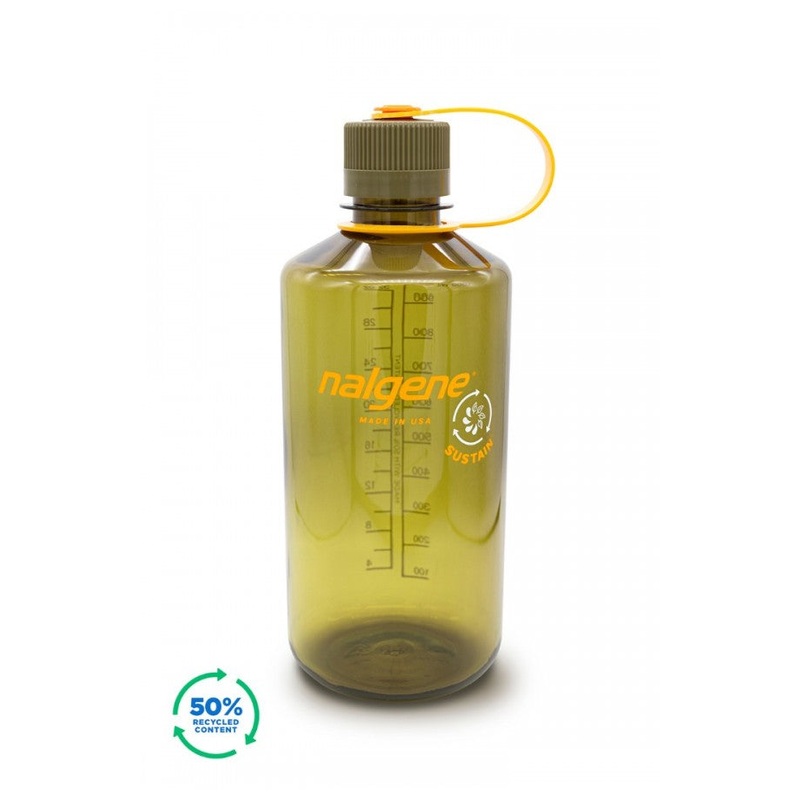 Nalgene Sustain 1L Narrow Mouth Drink Bottle