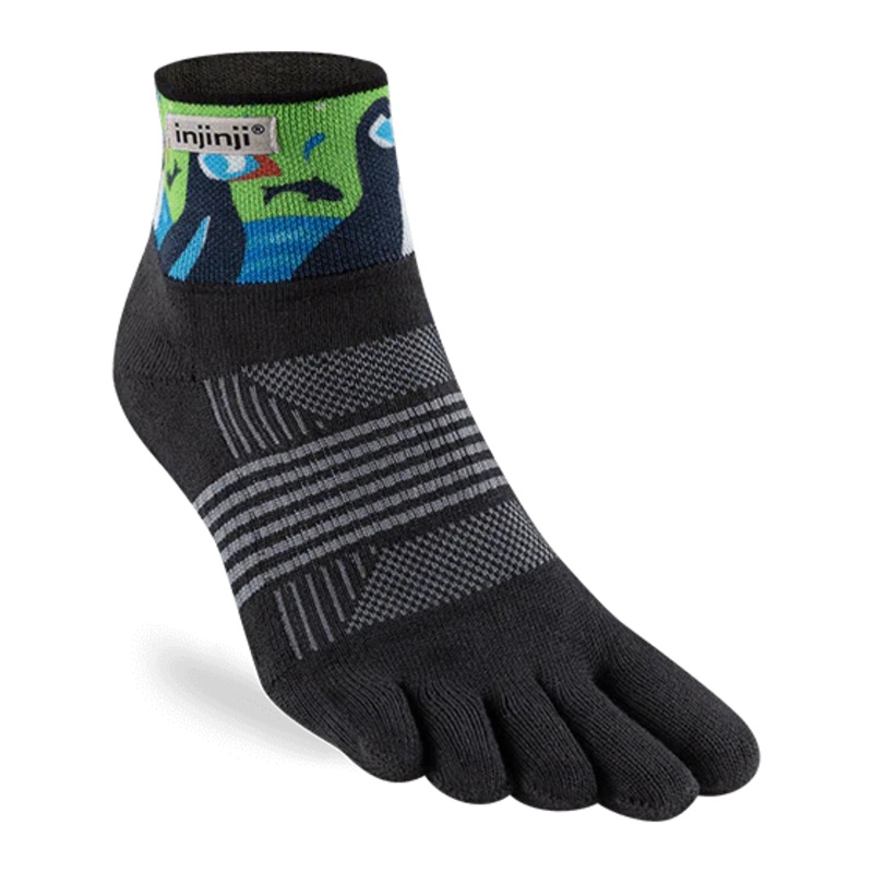 Injinji Trail Midweight Mini-Crew Socks - Alaska Collection