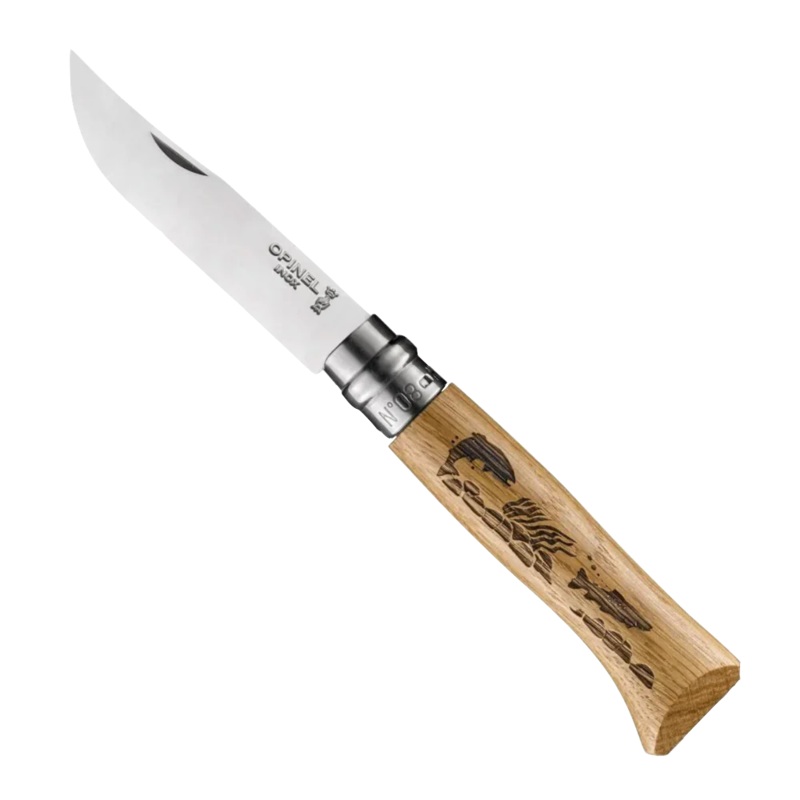 Opinel No.8 Animalia Stainless Steel Folding Knife