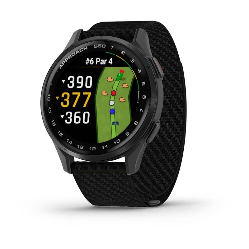 Approach S50 - Slate Aluminium Bezel with Black ComfortFit Band