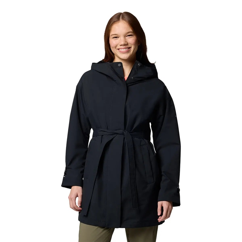 Here And There III Trench Jacket - Black