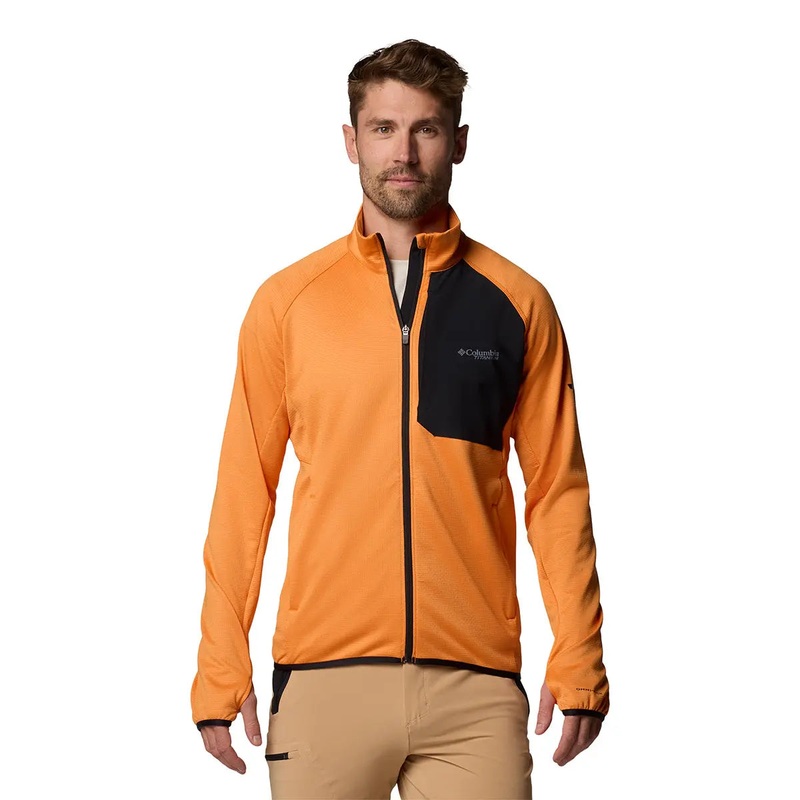 Triple Canyon Grid Fleece Full Zip - Koi